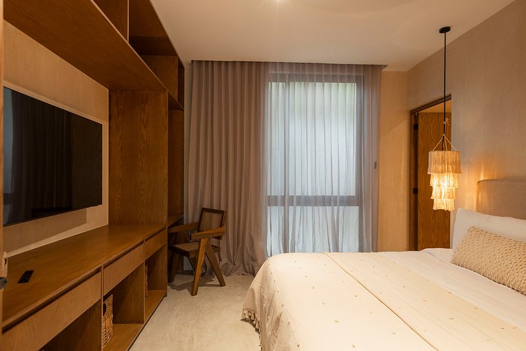 Balcón con vista a la selva y alberca privada 1rec