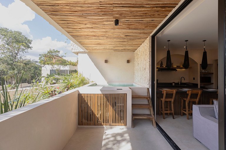 1 Hab, Alberca Privada y Ambiente Relajante