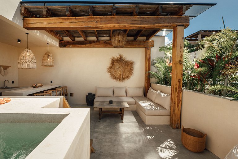 Villa de Lujo 3Hab Alberca+roof privados