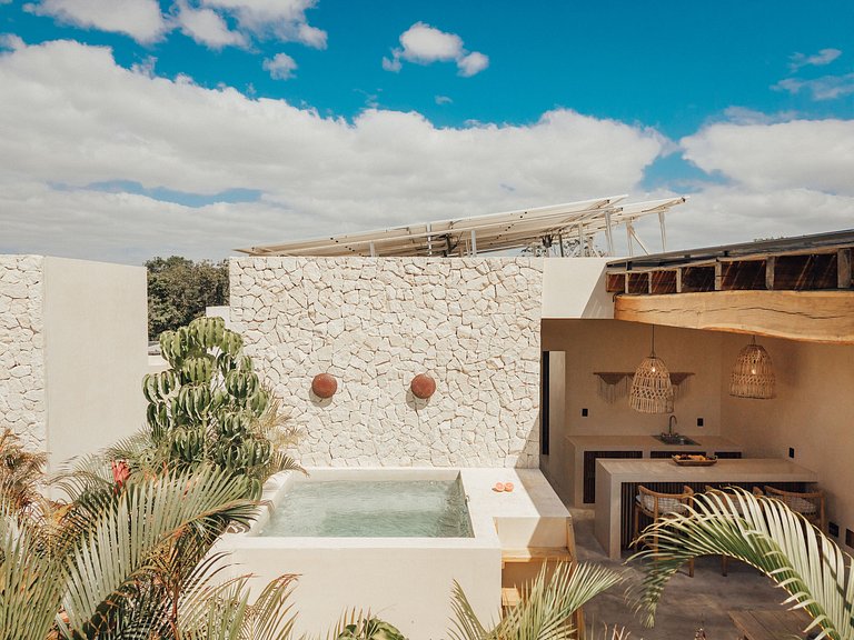 Villa de Lujo 3Hab Alberca+roof privados