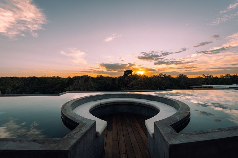Lujo en la Selva: 1 Hab + Piscina privada y jardín